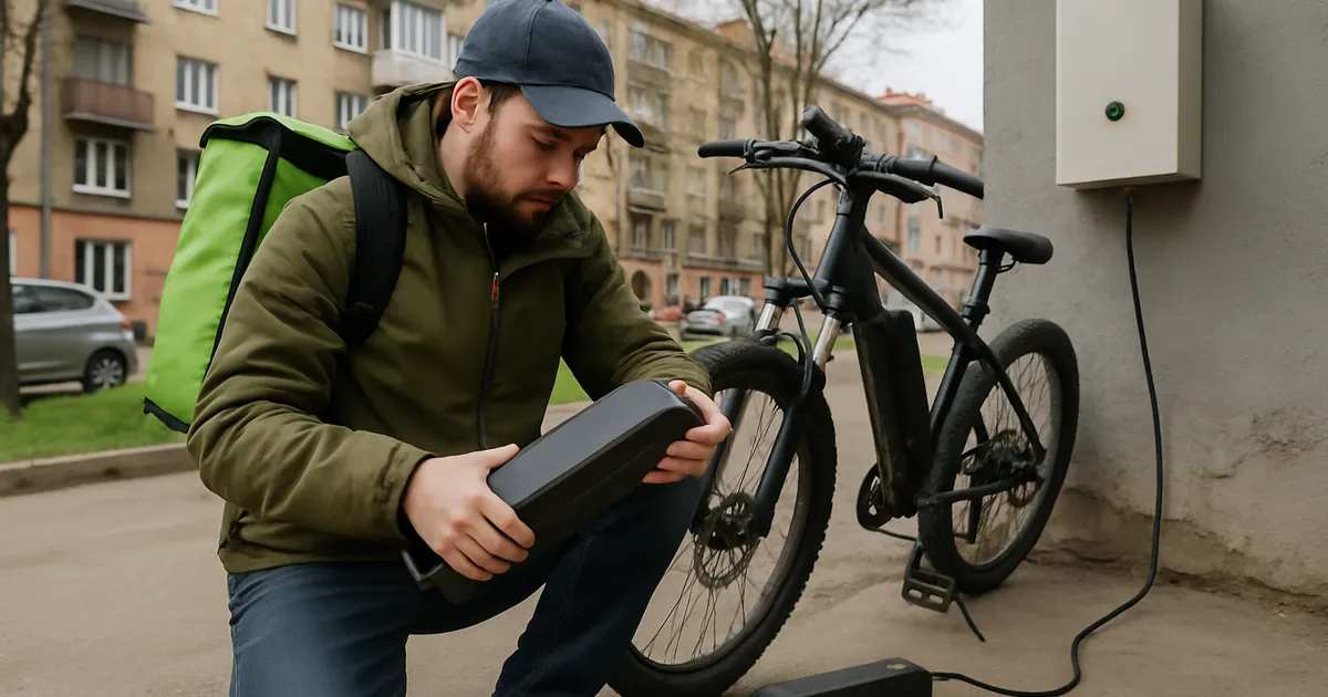 Как выбрать аккумулятор для электровелосипеда курьера