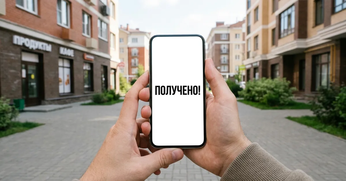 Перевод оплаты курьеру на карту через смартфон