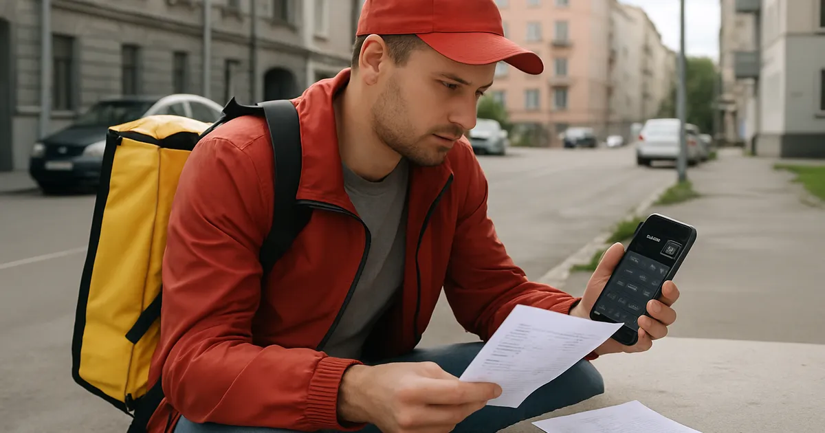 Как рассчитать чистый доход курьера с учетом всех комиссий